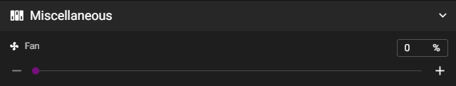 Fan Control Tab
